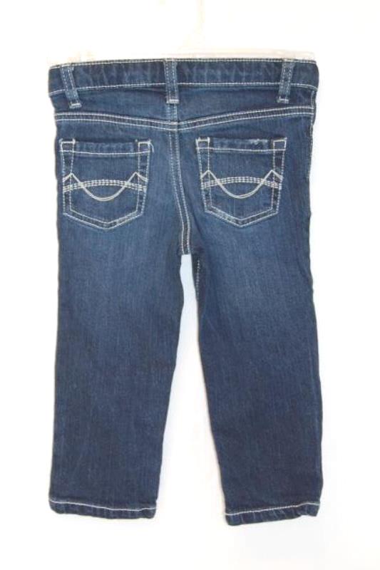 Mossimo Jeans Girl's Jeans Size 6 Dark Blue Denim Adjustable Waist