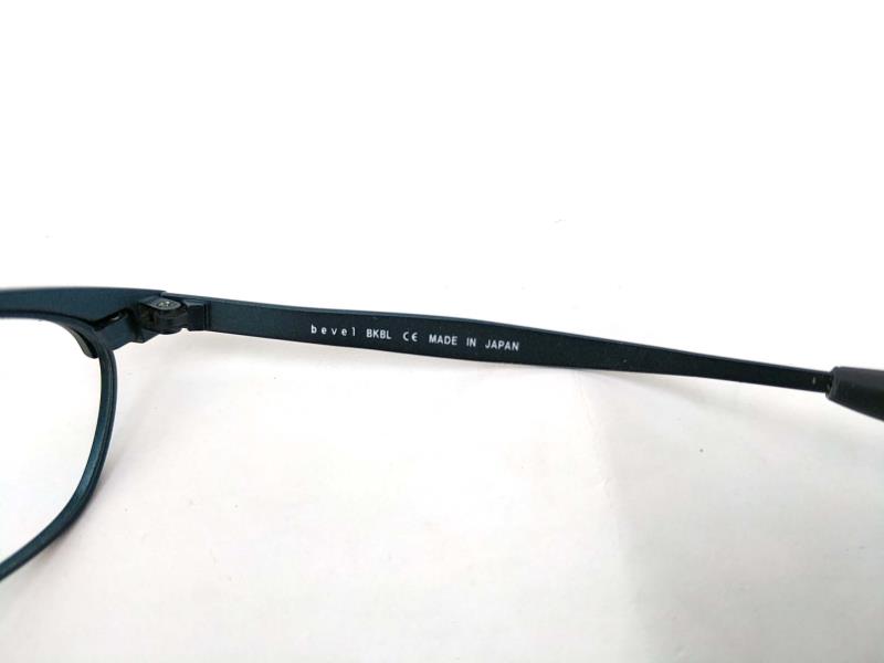 BEVEL Browline Eyeglass Frame 9504 Lex Luthor Made in Japan with Case and Cloth