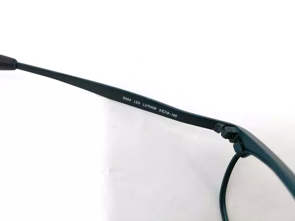 BEVEL Browline Eyeglass Frame 9504 Lex Luthor Made in Japan with Case and Cloth