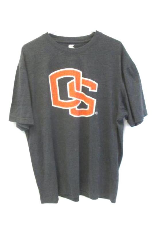 Lot of 2 Colosseum Oregon State Beavers Tee Shirts Gray Black Men's Size XL