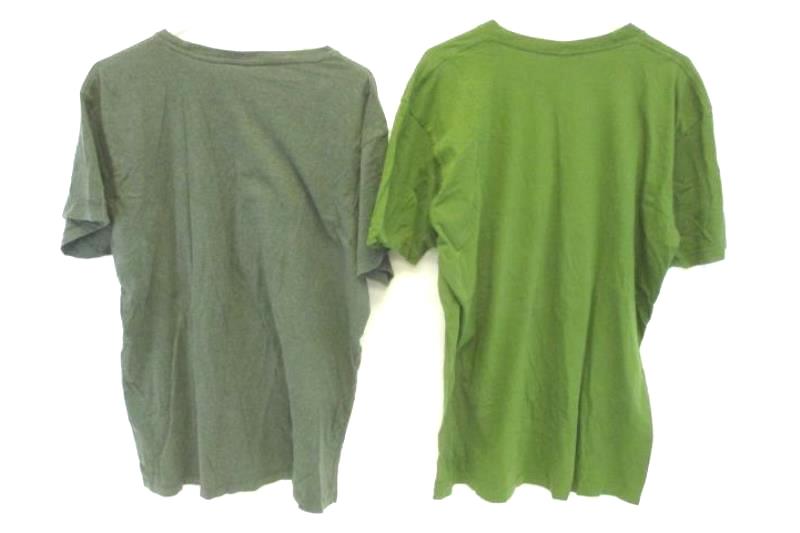 Lot of 2 Men's Green Tee Banana Republic Woot Graphic Print Shirts Size XL
