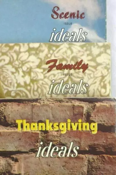 Lot of 3 Vintage Ideals Publishing Magazines 1967 Vol 24 No 3 4 5 Family Scenic