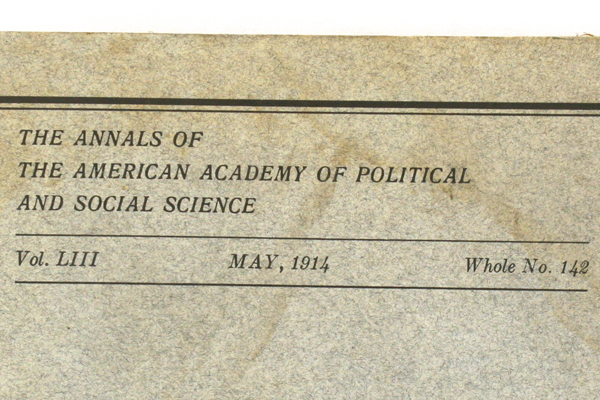 May 1914 Public Utilities Annals American Academy of Political Social Science