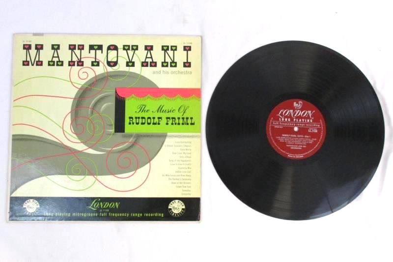 Lot of 2 Mantovani Vinyl Records Showcase The Music Of Rudolf Friml Orchestra