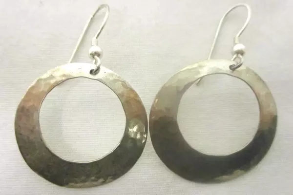 MB Sterling Designs Earrings Hand Crafted Silver Pierced Ears