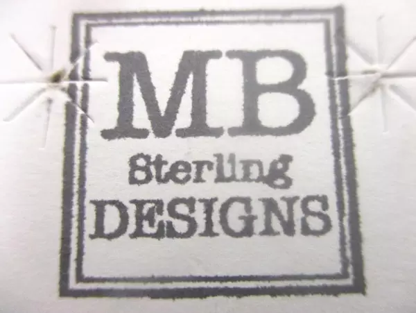 MB Sterling Designs Earrings Hand Crafted Silver Pierced Ears