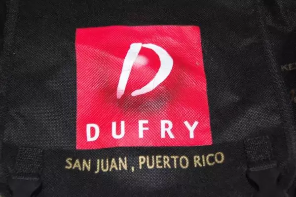 Dufry Johnnie Walker Shoulder Bag San Juan Puerto Rico Keep Walking Black