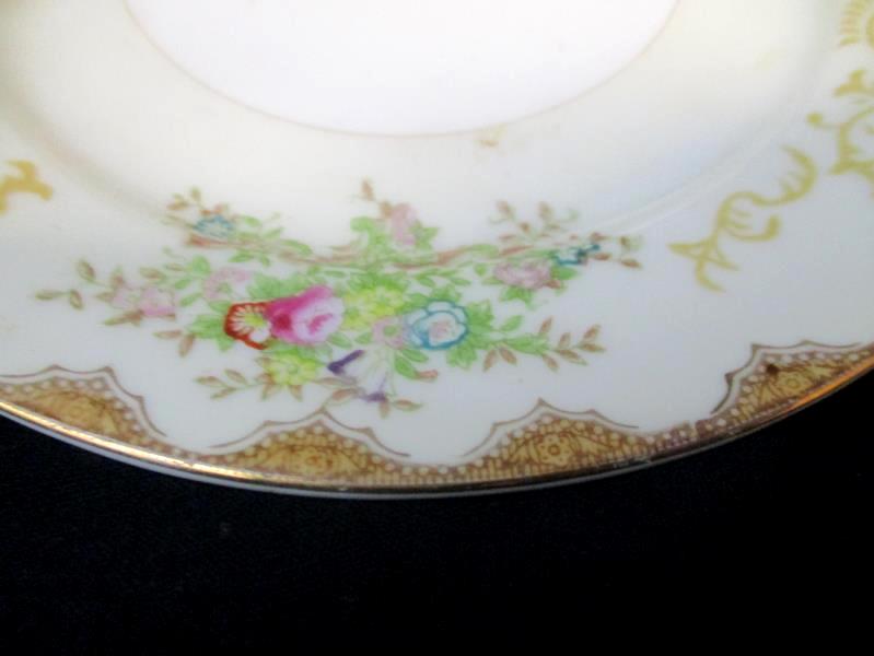 Vintage Meito China Dalton Pattern Plate Hand Painted For Collection Replacement