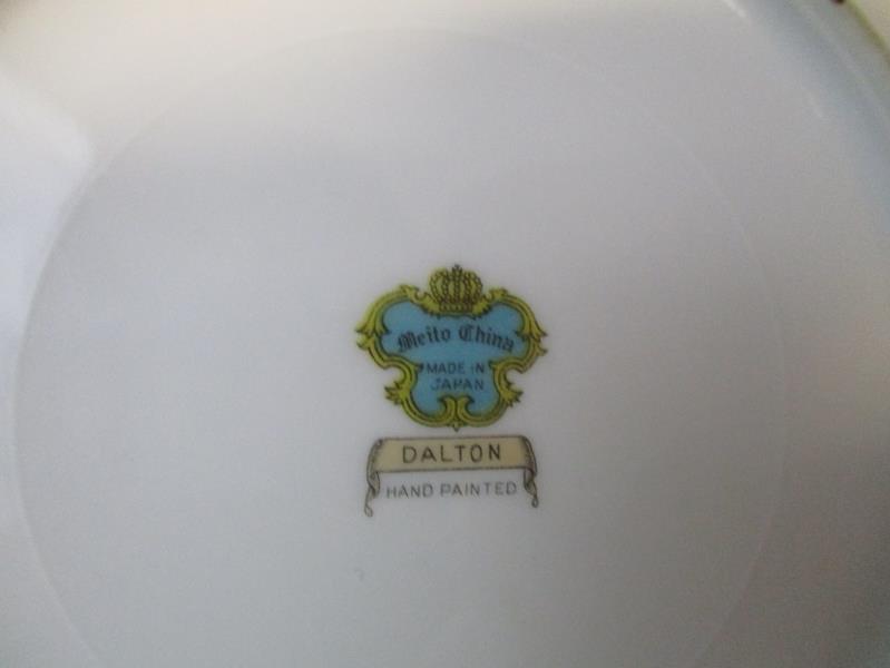 Vintage Meito China Dalton Pattern Plate Hand Painted For Collection Replacement