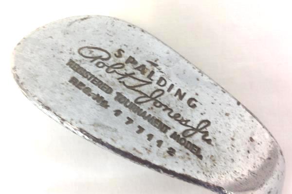 Spalding Robert T Jones Jr Golf Club 9 Iron Registered Tournament Model