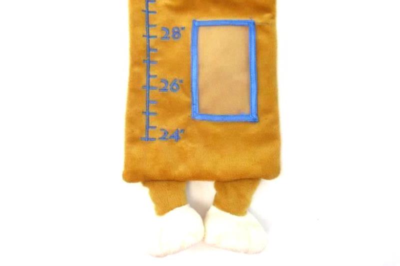 Dan Dee Collector's Choice Plush Monkey Growth Height Chart With Photo Pockets