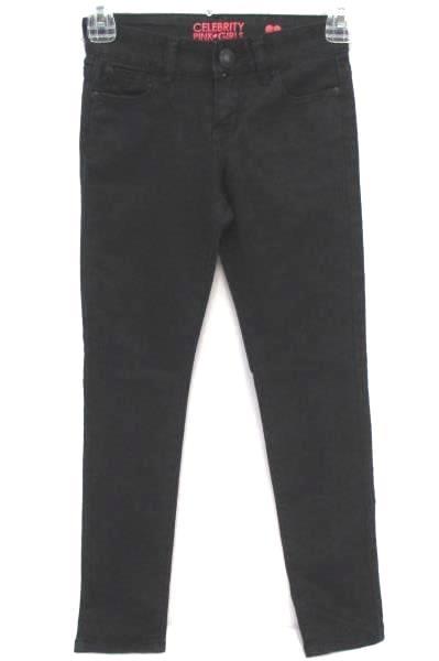 Celebrity Pink Girl's Black Denim Skinny Jeans Pants Stretch Girls Size 7