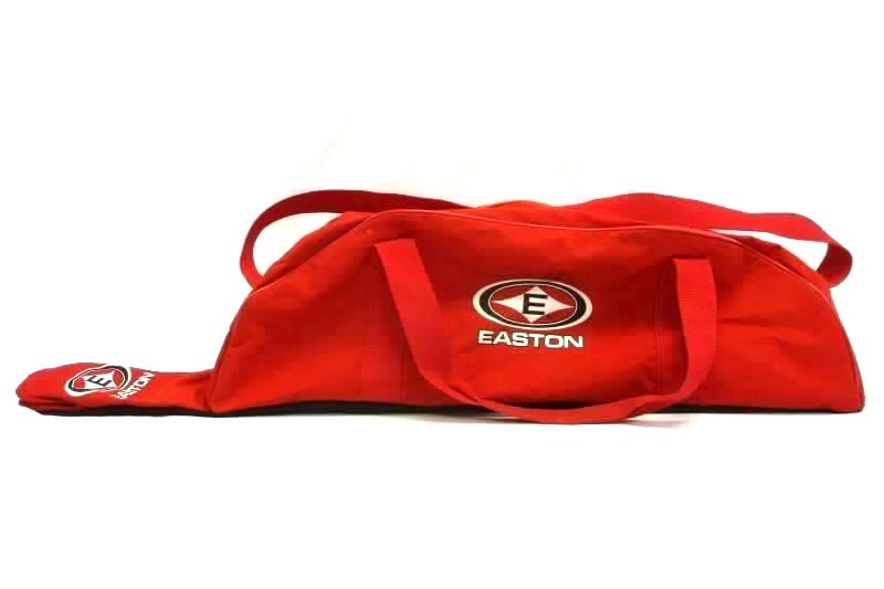 Easton Sports Baseball Carry All Duffle Bag Red Black 32in Handle No Back Strap
