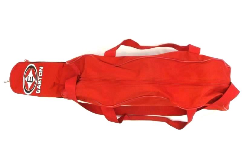 Easton Sports Baseball Carry All Duffle Bag Red Black 32in Handle No Back Strap