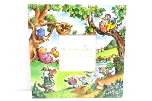 Set of 2 R.W. Alley Photo Frames 3" by 3" Michel Publishing Children's NEW