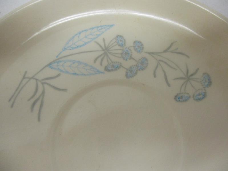 Lot of 3 Vintage Royal Stetson Saucer Plates Royal May Time White Blue Floral