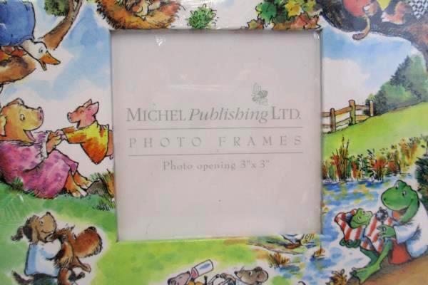 Set of 2 R.W. Alley Photo Frames 3" by 3" Michel Publishing Children's NEW