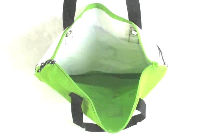 Lot of 2 Tote Bags Habitat For Humanity Soroptimist Green Yellow White