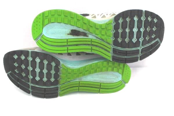 NIKE Zoom Pegasus 31 Women's Size 10 Gray Green Running Shoes 654486-103