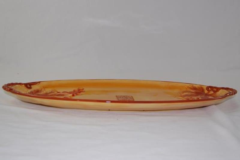 Fitz and Floyd Del Vino Serving Platter Tray 21.25 Inch Long