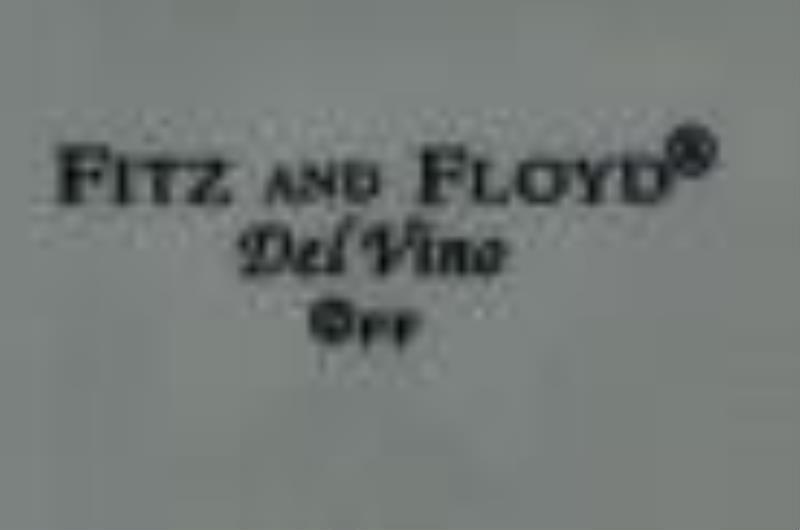 Fitz and Floyd Del Vino Serving Platter Tray 21.25 Inch Long