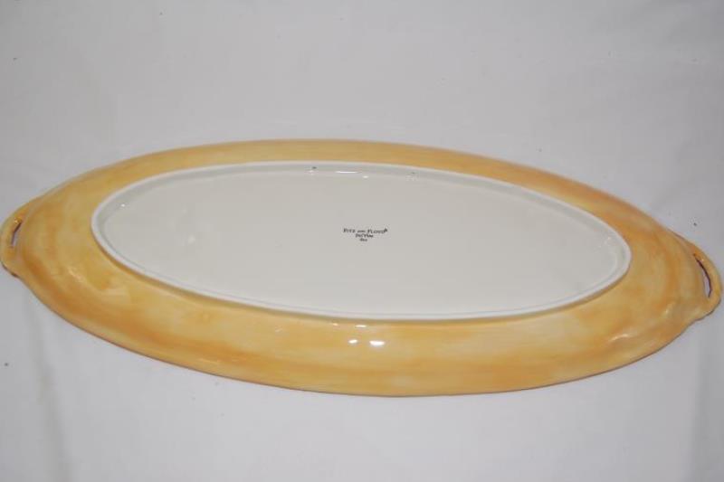 Fitz and Floyd Del Vino Serving Platter Tray 21.25 Inch Long