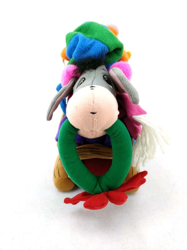 Walt Disney World Winnie the Pooh Christmas Sled Jinglebells Dancing Plush Toy