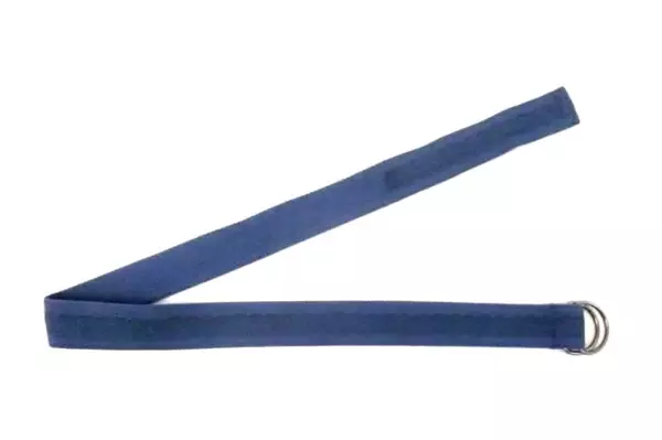 Lot of 3 Belts Women's Woven Fashion Faux Leather Canvas White Blue Brown