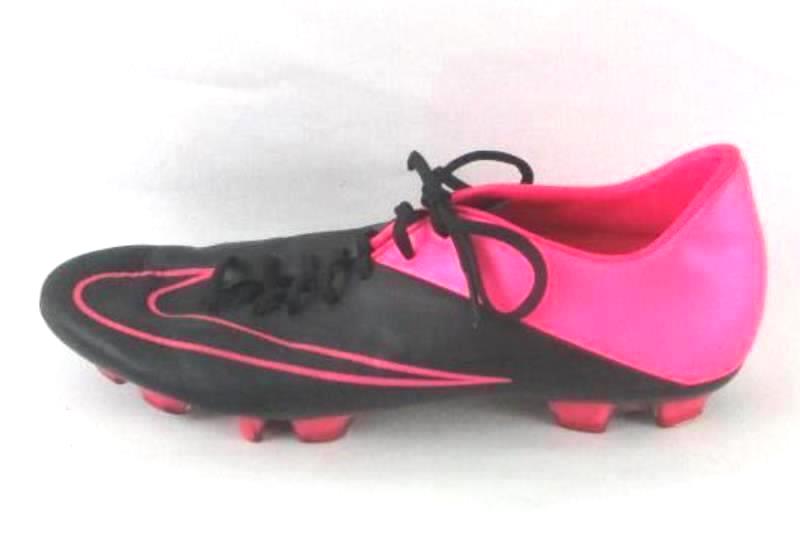 Nike Mercurial Pink Black Cleats Lace Up Women's Size 9 Faux Leather