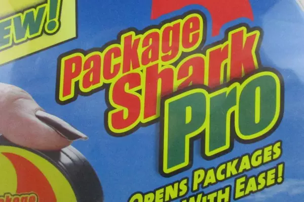 Lot of 2 Package Shark Pro with Bonus Electric Scissors Retail Package Openers