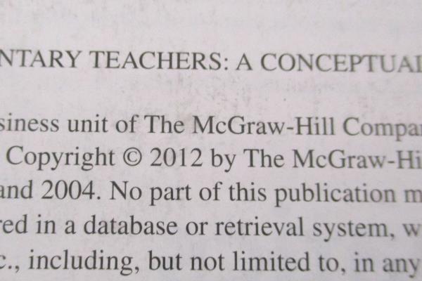 Mathematics for Elementary Teachers Conceptual Approach & Activity Textbook 9th