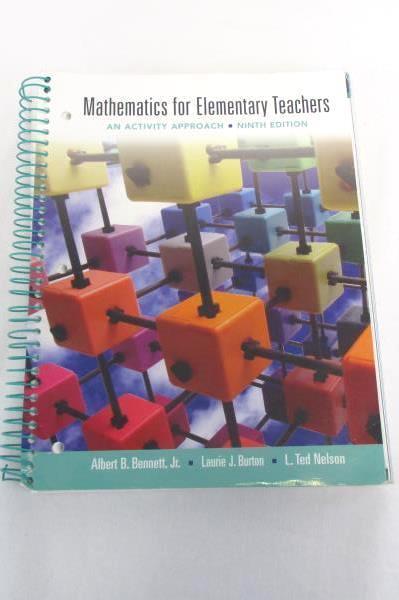 Mathematics for Elementary Teachers Conceptual Approach & Activity Textbook 9th