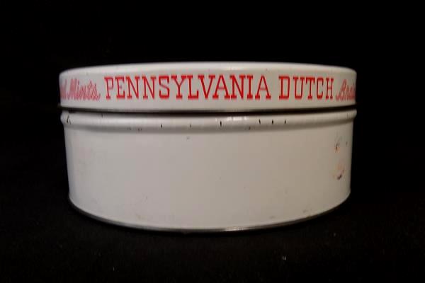Pennsylvania Dutch Braided Mints 14 Oz. Vintage Empty Tin