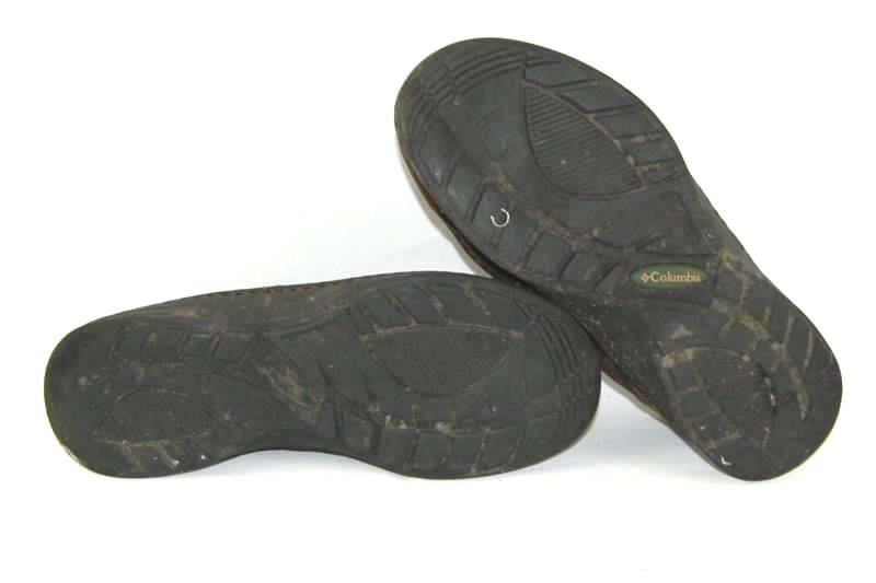 Columbia Leather Comfort Shoes Rocky Pine Men's Size 9.5 Slip On Rubber Sole