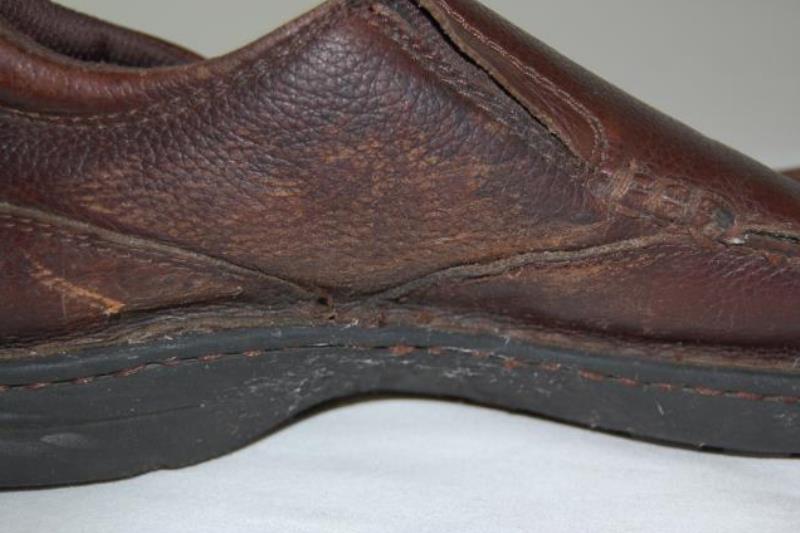 Columbia Leather Comfort Shoes Rocky Pine Men's Size 9.5 Slip On Rubber Sole