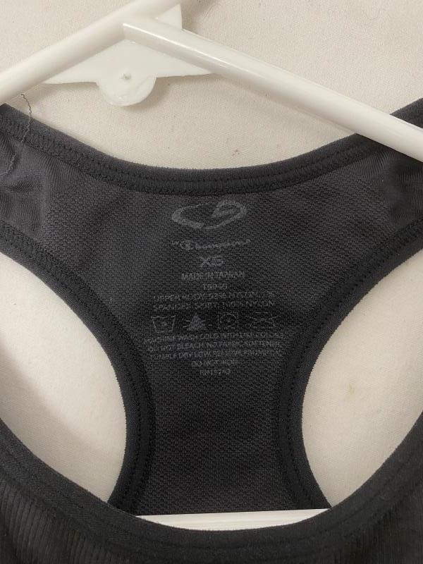 C9 By Champion Black Active Wear Top Size XS Flowy Bottom Sleeveless