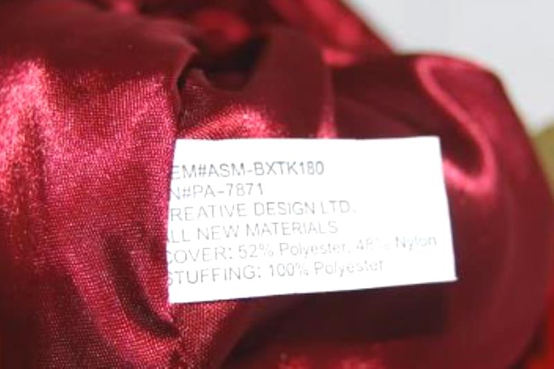 Lot of 2 Ornate Christmas Stockings Velour Cranberry Gold Green