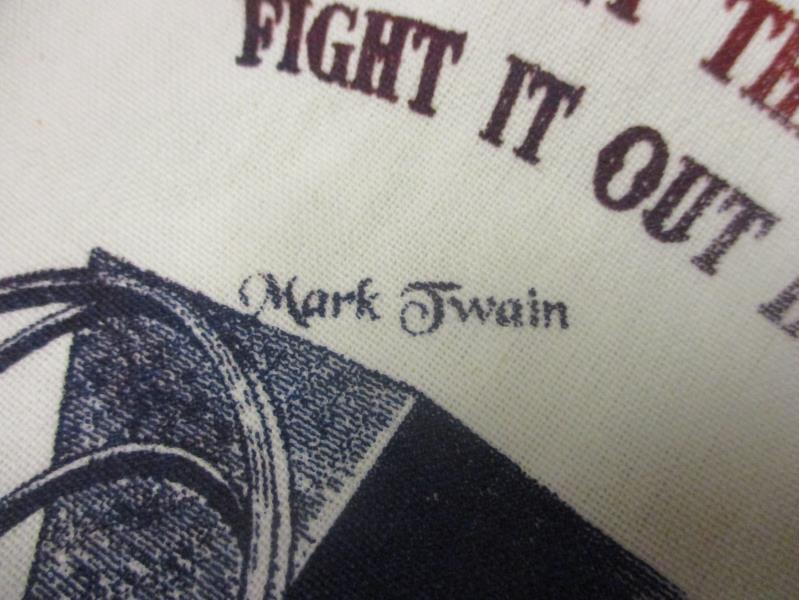 Valentine Viannay's No Nonsense Dish Towels Mark Twain Quote Striped