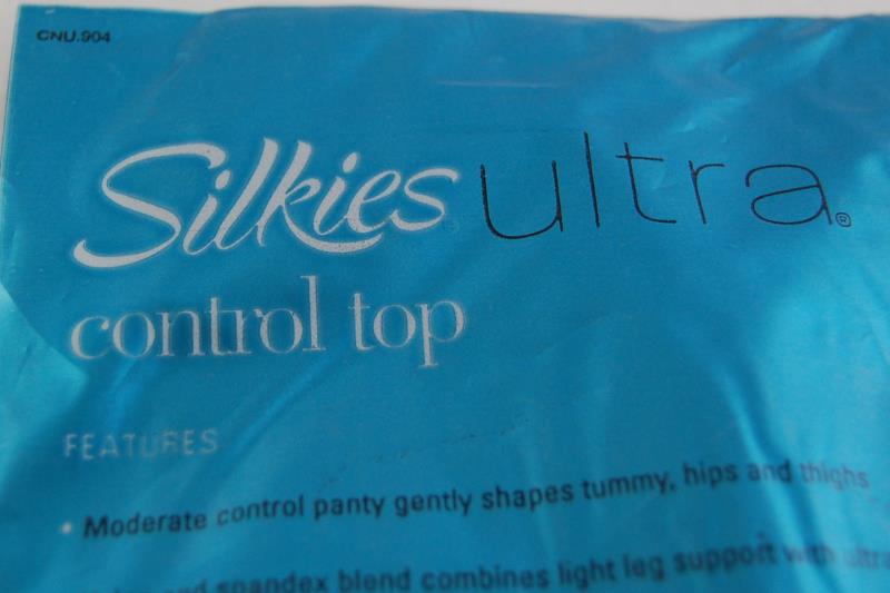 Silkies Nylons Ultra Control Top Taupe Women's Size XL