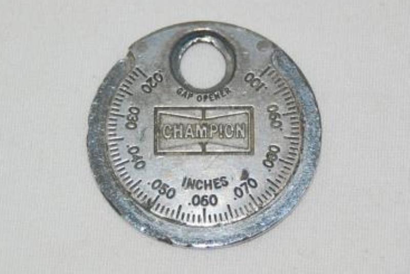 Champion CT481 Spark Plug Gap Taper Gauge Gray Round Small