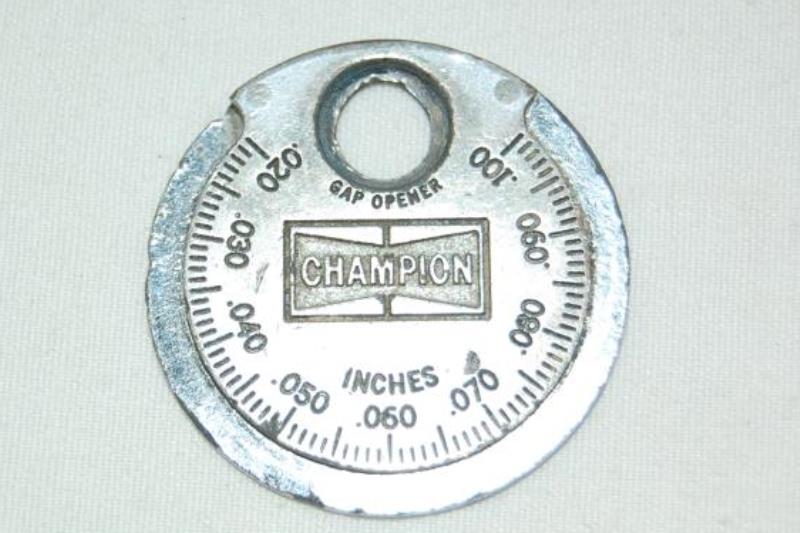 Champion CT481 Spark Plug Gap Taper Gauge Gray Round Small