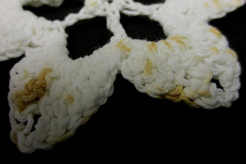 Lot Handmade Christmas Ornaments Snowflakes Flowers Tatted Crochet Macrame