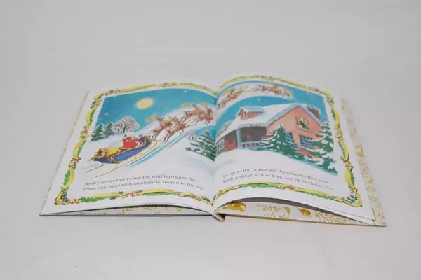 The Night Before Christmas Little Golden Book 1976 Moore Malvern Hardcover