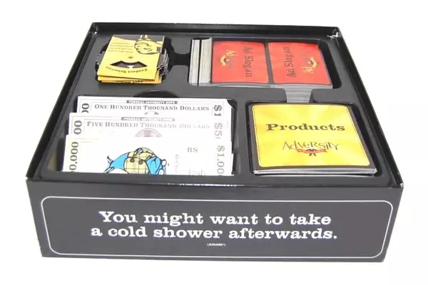 Adversity Board Game by Fundex Game of Mixed UP Ads 2003 Edition Used