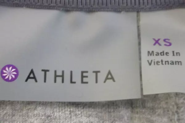 Athleta Sleeveless Full Zip Sweater Gray Women's Size XS Drawstring Pockets
