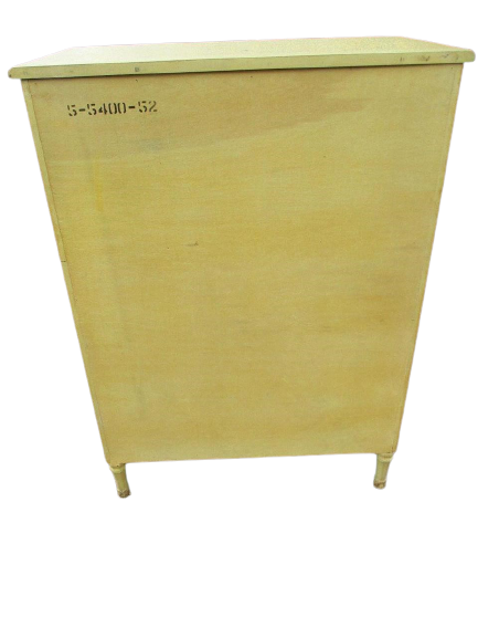 Antique Henredon Dresser Yellow Wood 5 Drawer Fine Furniture