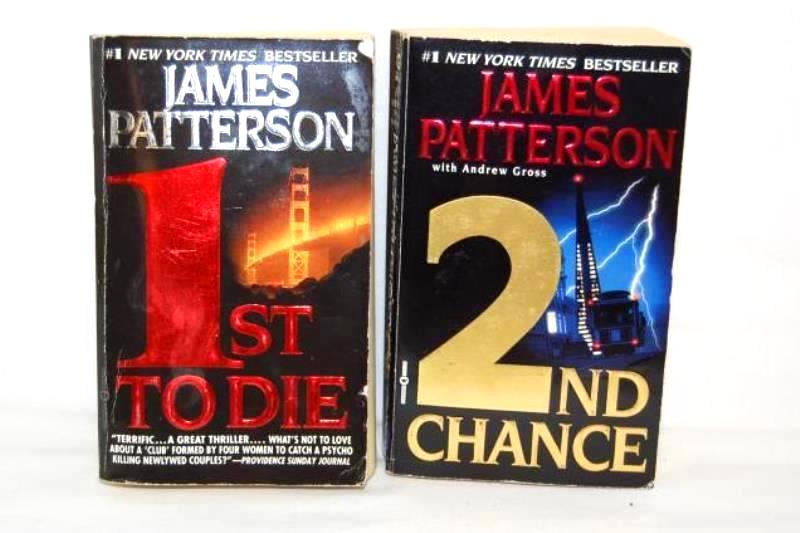 Lot of 2 James Patterson Paperback Novels 1st To Die 2nd Chance Warner