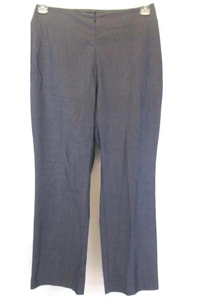 Karen Kane Lifestyle Slate Blue High Waist Trouser Pants Women's Slacks Size 6