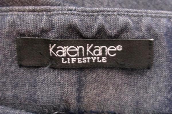 Karen Kane Lifestyle Slate Blue High Waist Trouser Pants Women's Slacks Size 6