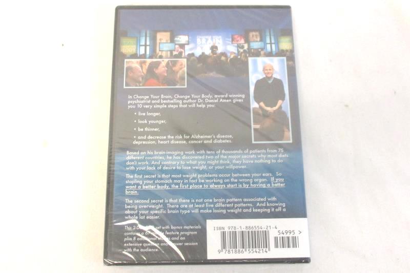 Daniel G Amen MD Change Your Brain Change Your Body 2 Disc DVD Set Sealed